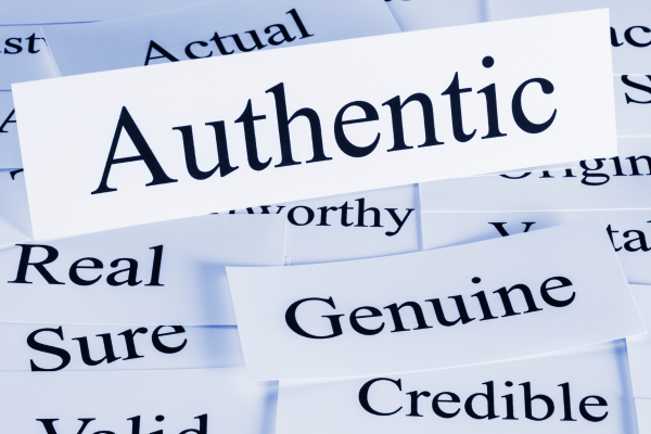 Authenticity and transparency